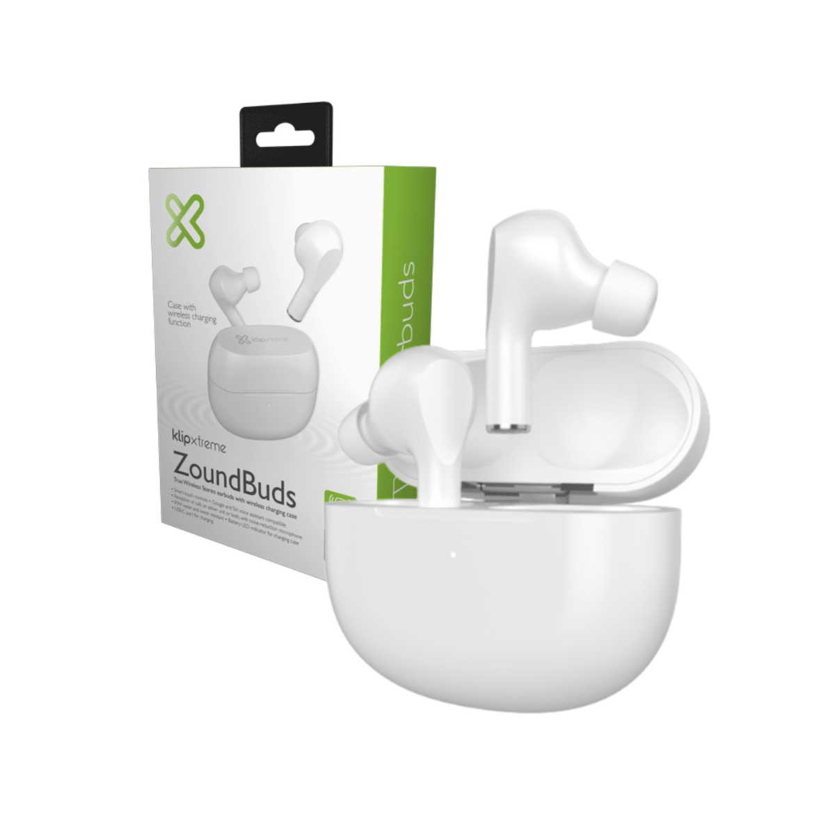 Audífonos Inalámbricos Klip Xtreme KTE-250WH TWS Bluetooth - Blanco