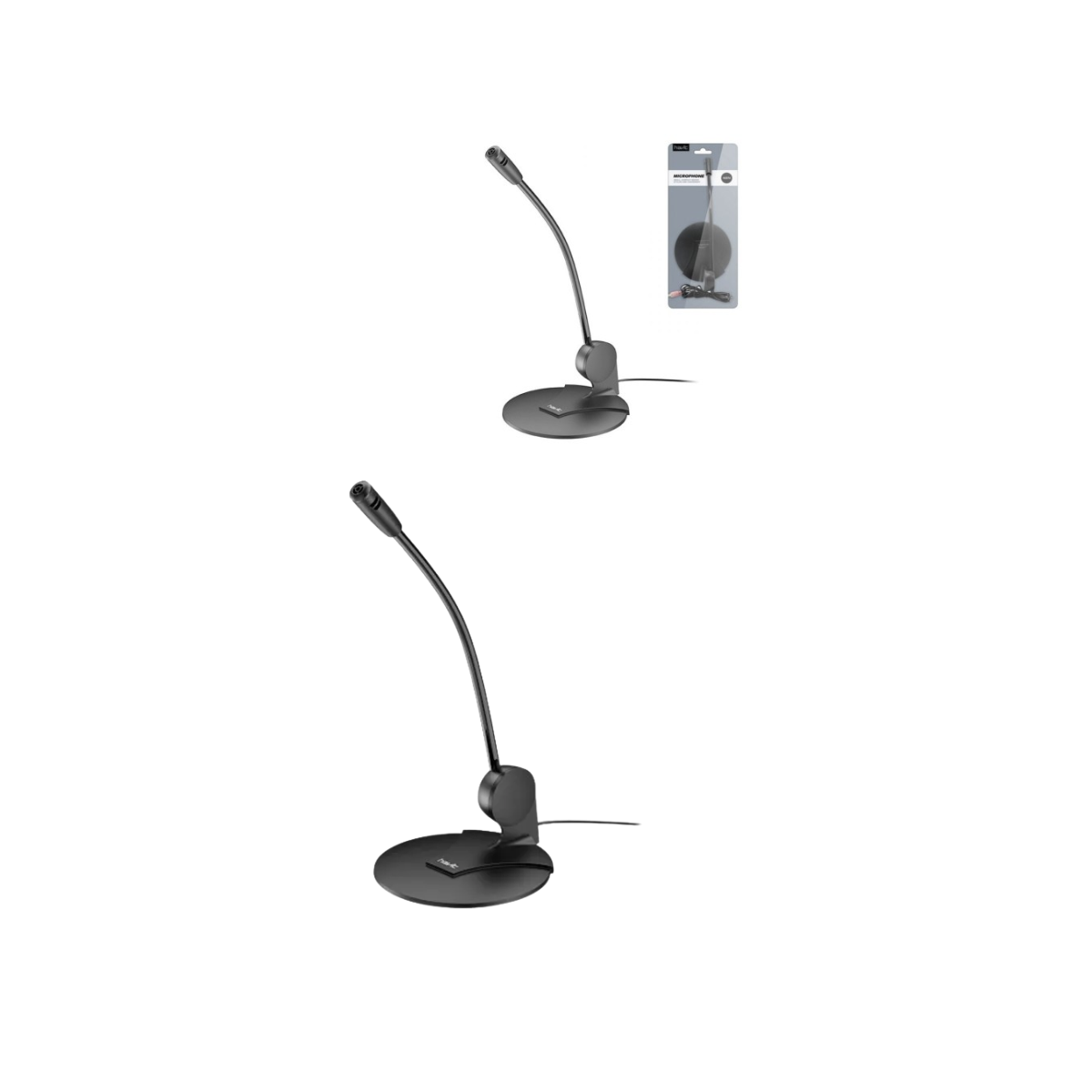 Micrófono con Base Havit H207D para PC y Streaming con Conexión 3.5mm