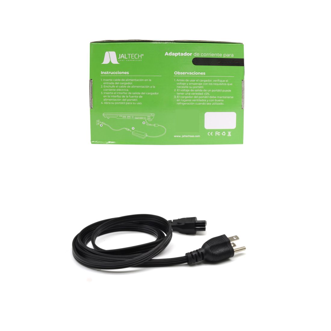 CARGADOR GENERICO PREMIUN JALTECH 10412 HP P. AZUL 19.5V 4,62A