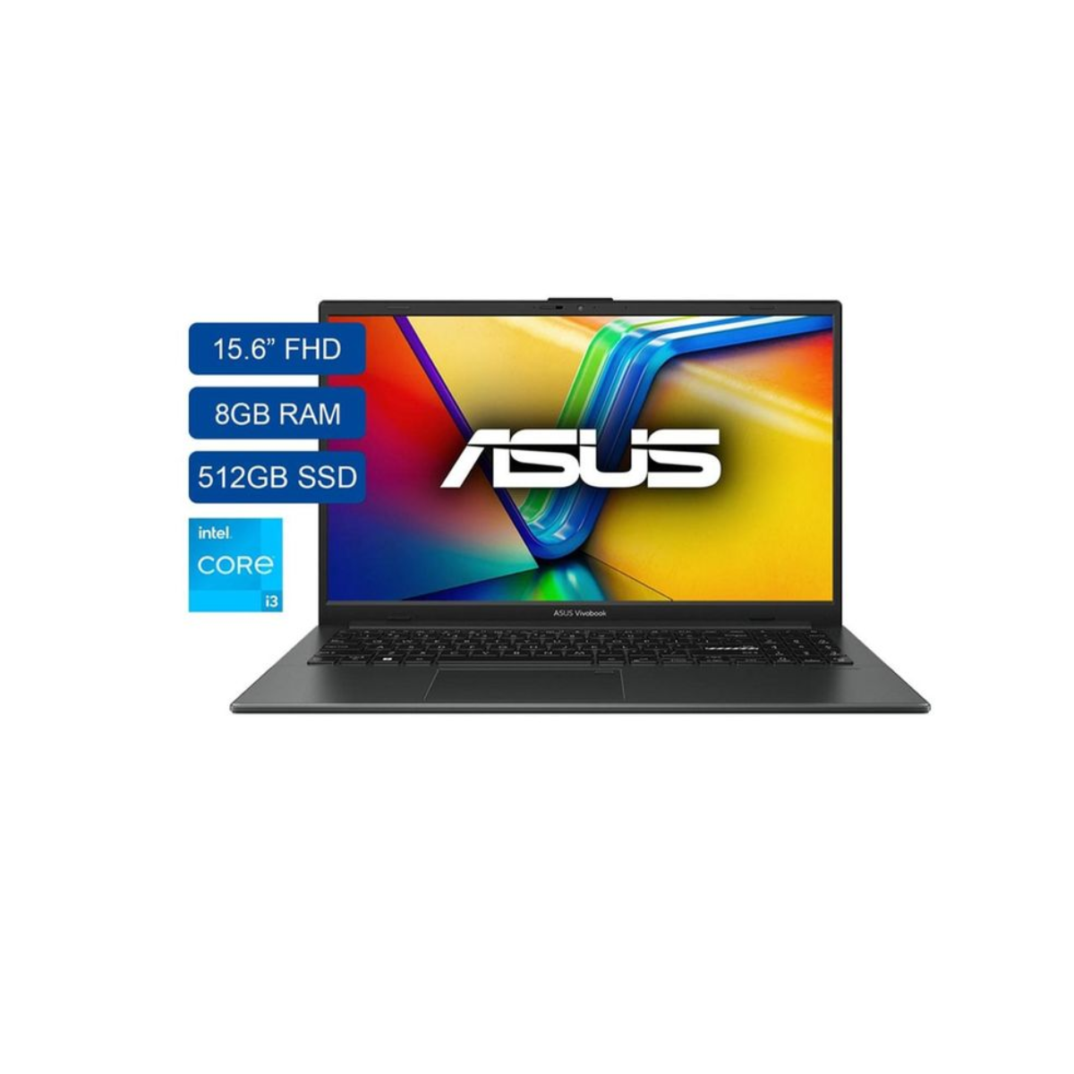 Portátil ASUS VivoBook E1504G - Intel Core i3-N305 - 8GB RAM DDR4 - SSD 512GB - Pantalla 15.6