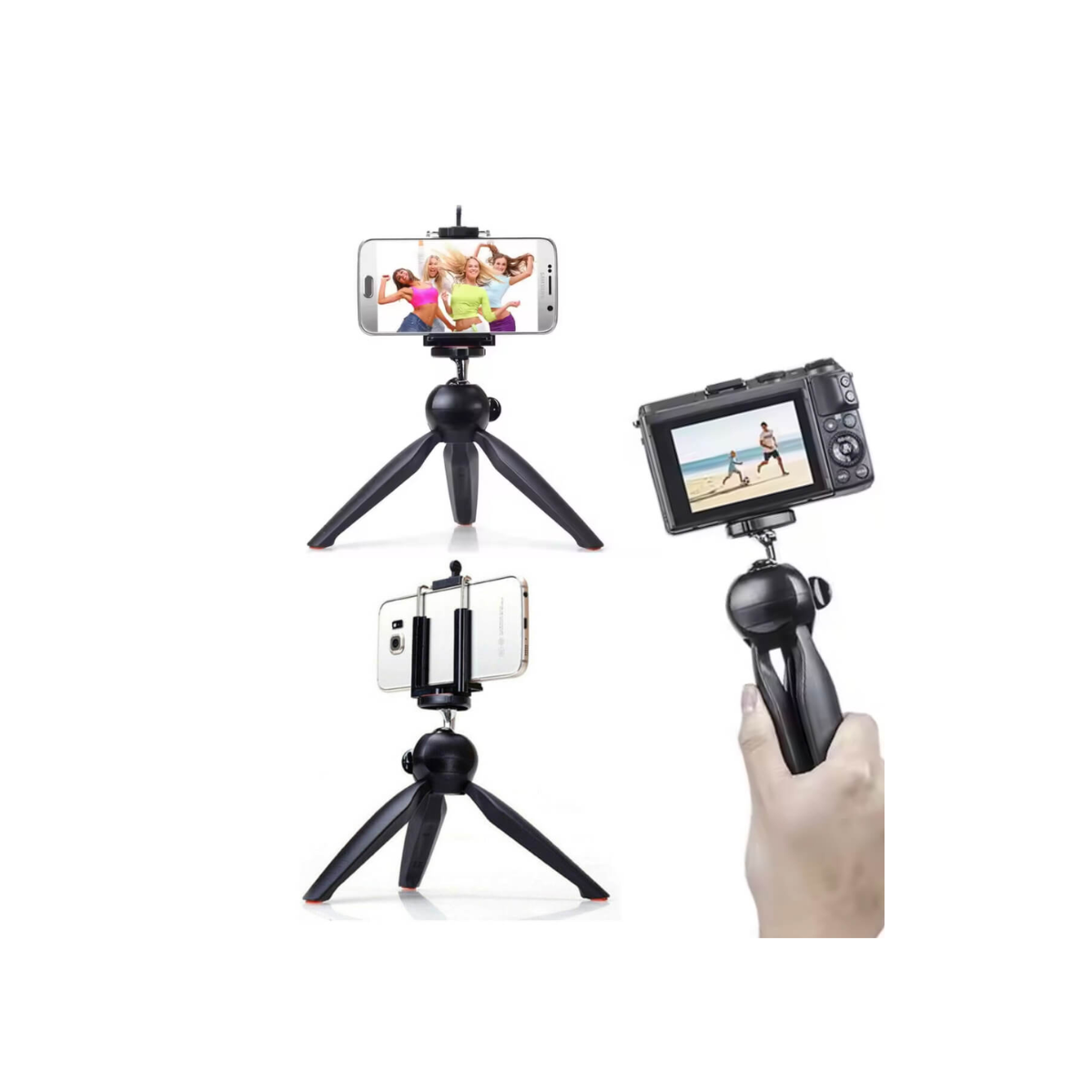 Mini Trípode Yunteng YT-228 Portátil para Cámara y Teléfono Celular