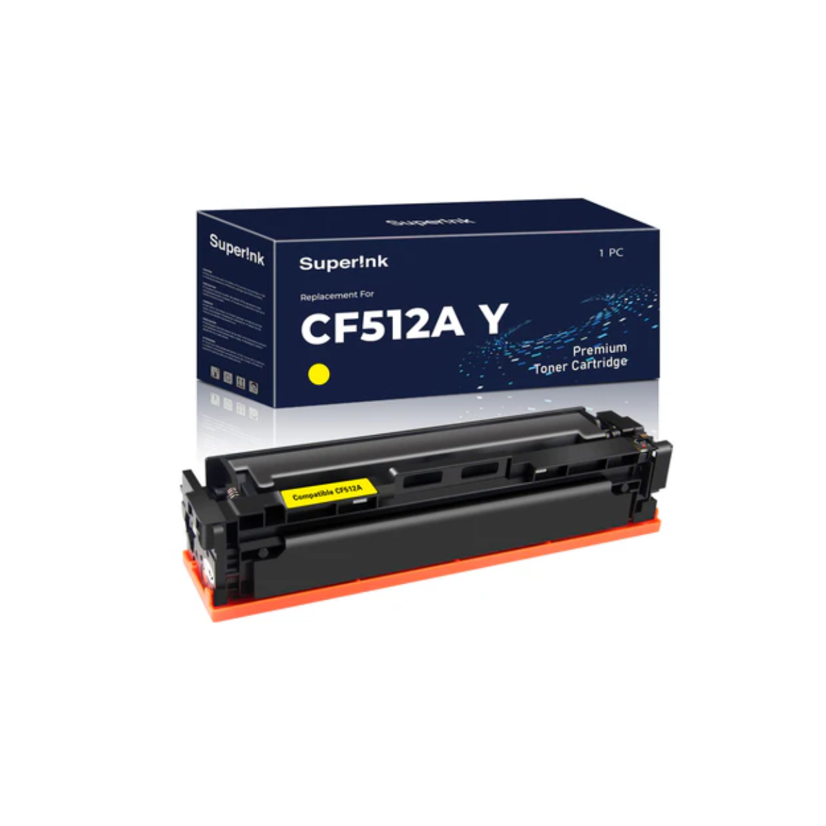 Tóner NEWPRINT Compatible para HP CF512A 204A Yellow