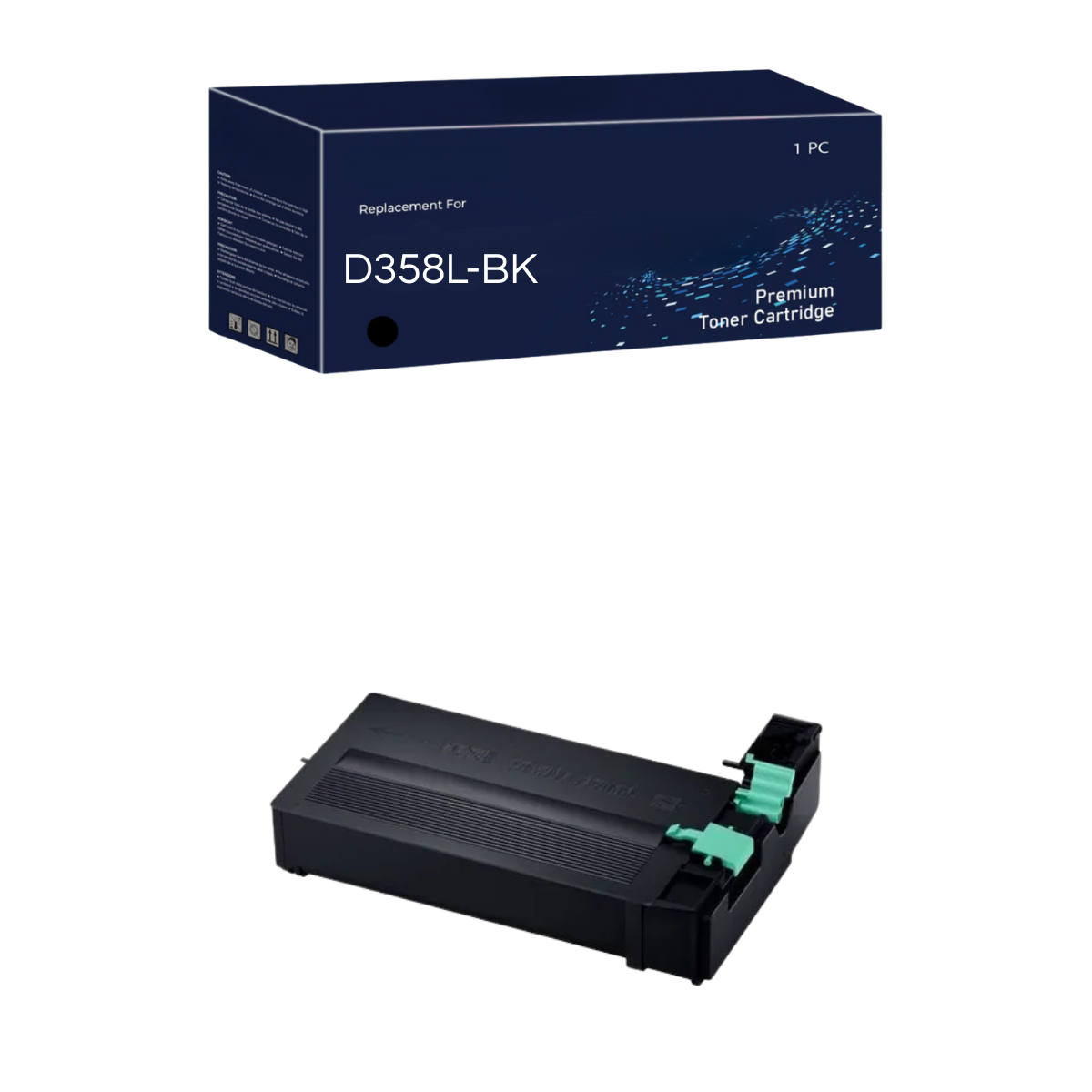 Tóner Compatible New Print D358L Negro de Alto Rendimiento para Impresoras Samsung