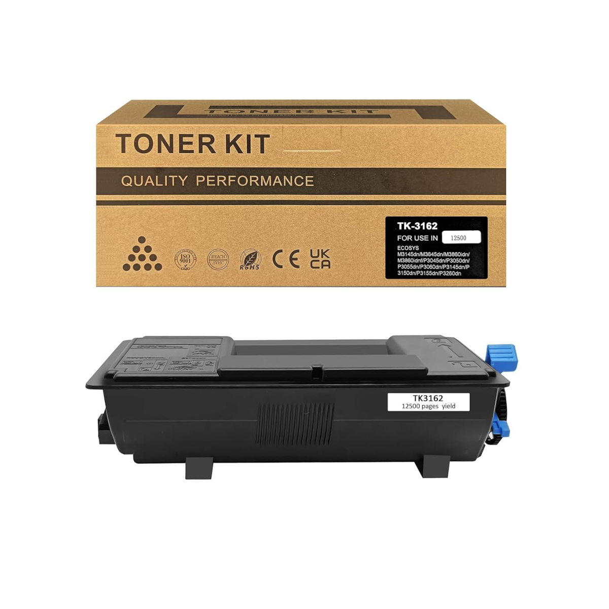 Tóner Compatible New Print 3162 Negro para Impresoras Kyocera Ecosys