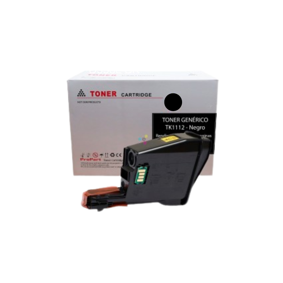 Tóner Compatible New Print TK-1112 Negro para Impresoras Kyocera ECOSYS