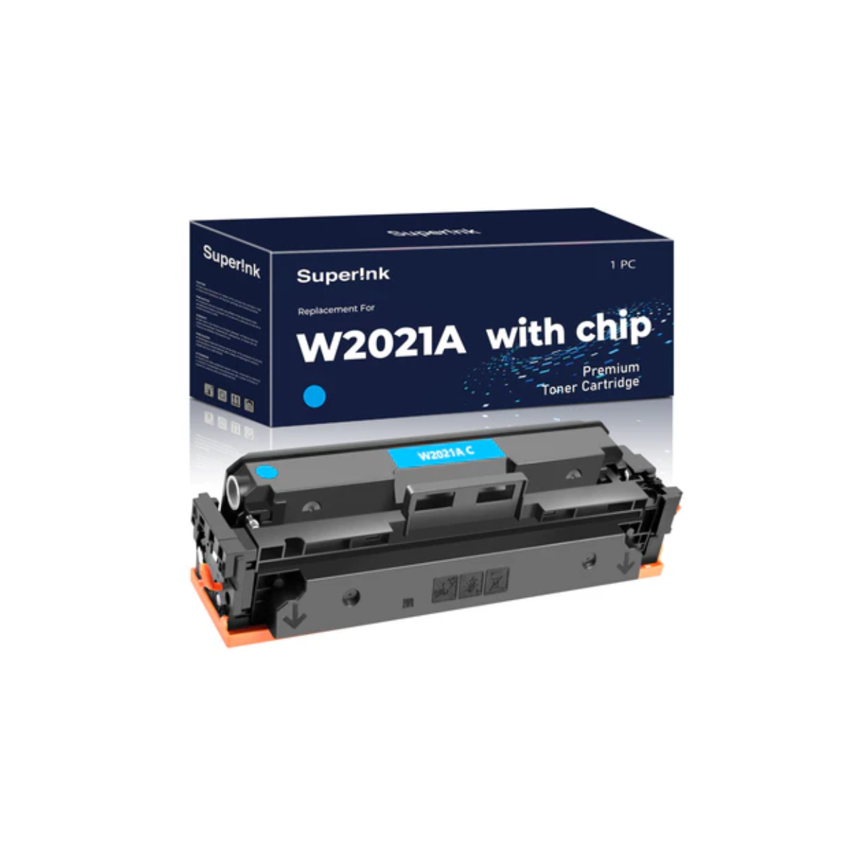 Tóner NEWPRINT Compatible para HP W2021A 414A Cyan