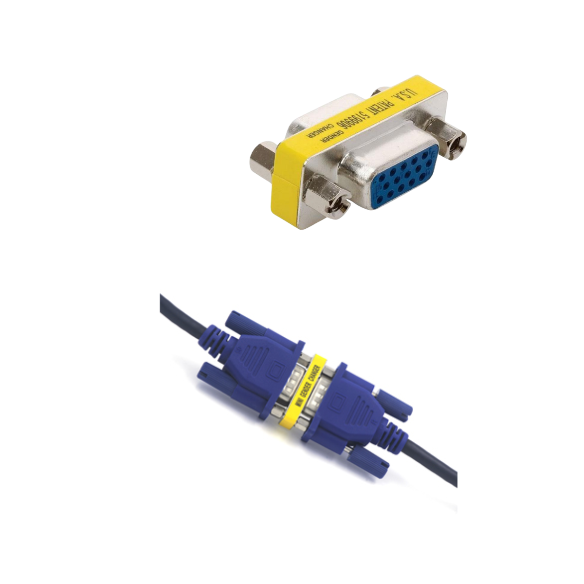 Unión VGA Hembra a Hembra para Extensión de Cable de Video