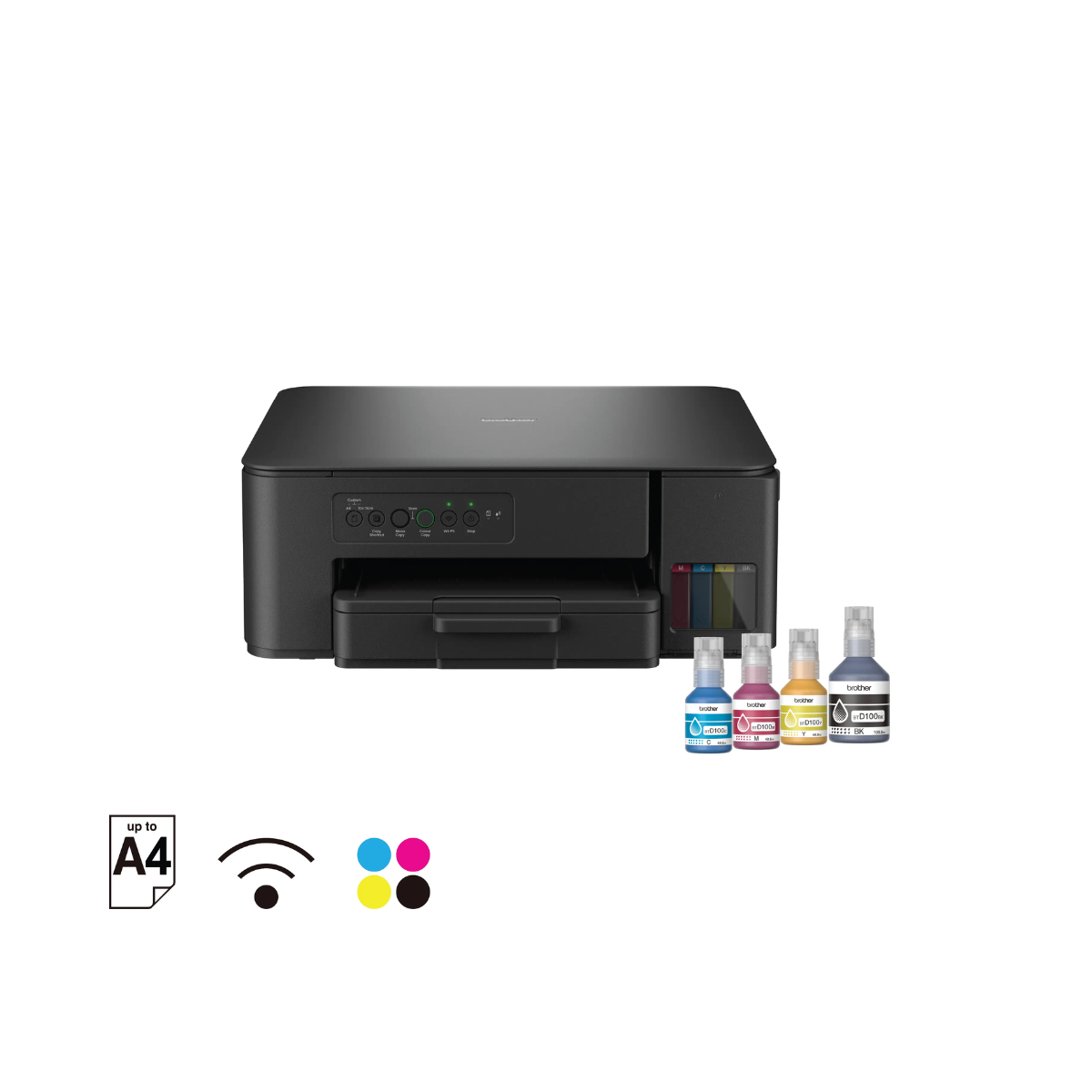 Impresora Brother Dcp-T430W multifuncional de tinta continua