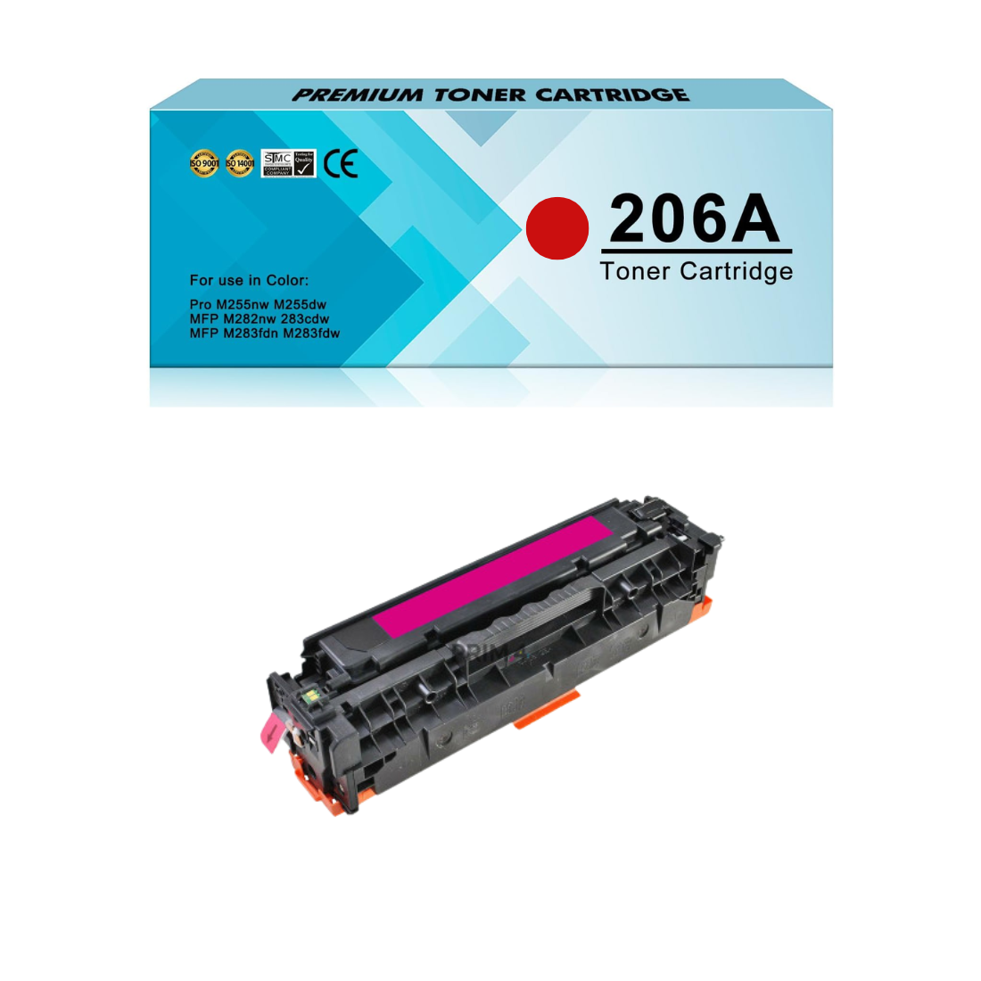 Tóner Genérico Compatible con hp 206A W2113A Magenta